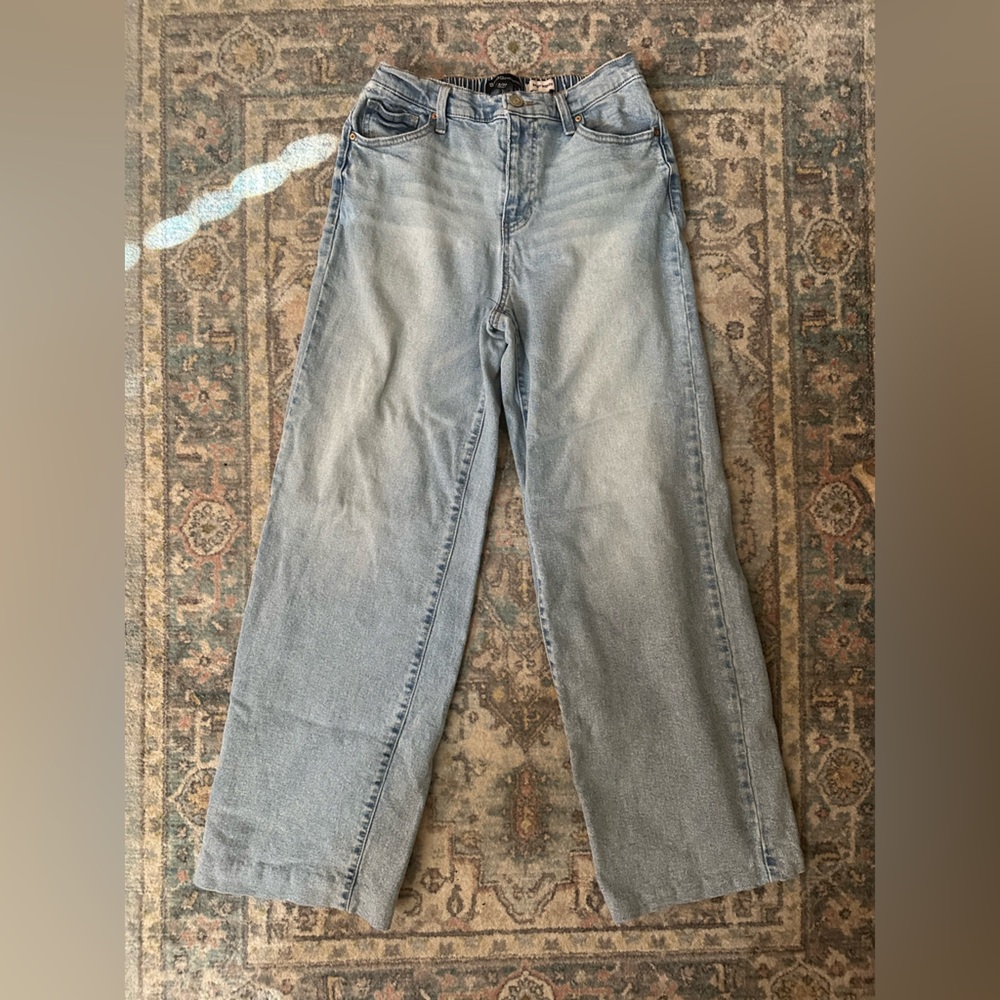 BCBG Light Blue Flare & Wide Leg Jeans